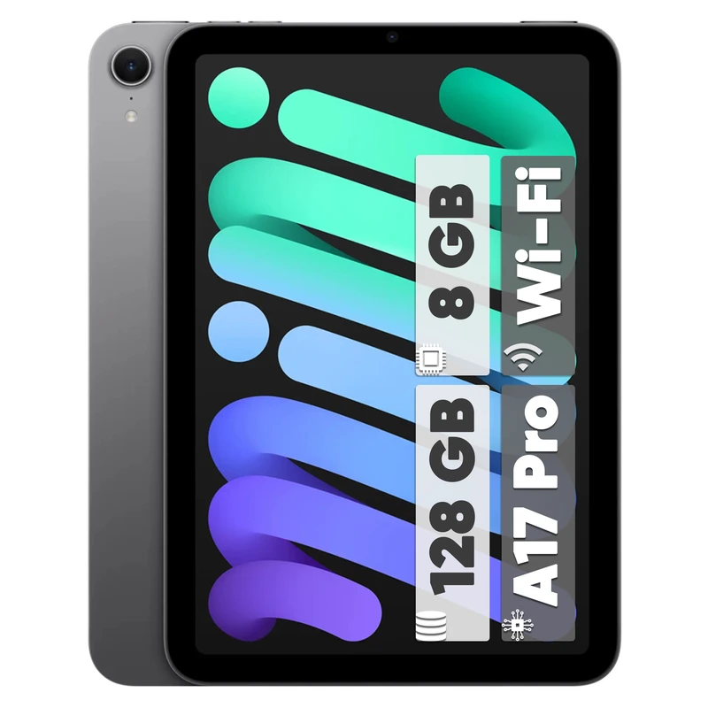تبلت 8.3 اینچ اپل مدل iPad mini 7th Generation 2024 Wi-Fi ظرفیت 128 گیگابایت و رم 8 گیگابایت-اپن باکس